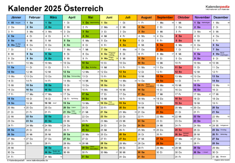 kalender 2025